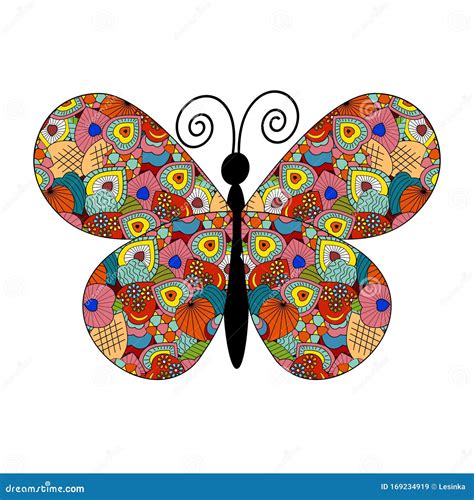 Butterfly Collage Vector Illustration CartoonDealer 12917460