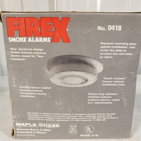 Firex Smoke Alarms 0418 Maple Chase Lab Liquidators Store