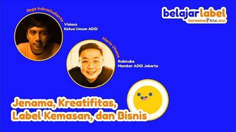 Belajar Label Bersama Kitalabel Session 2 Jenama UMKM Label Kemasan