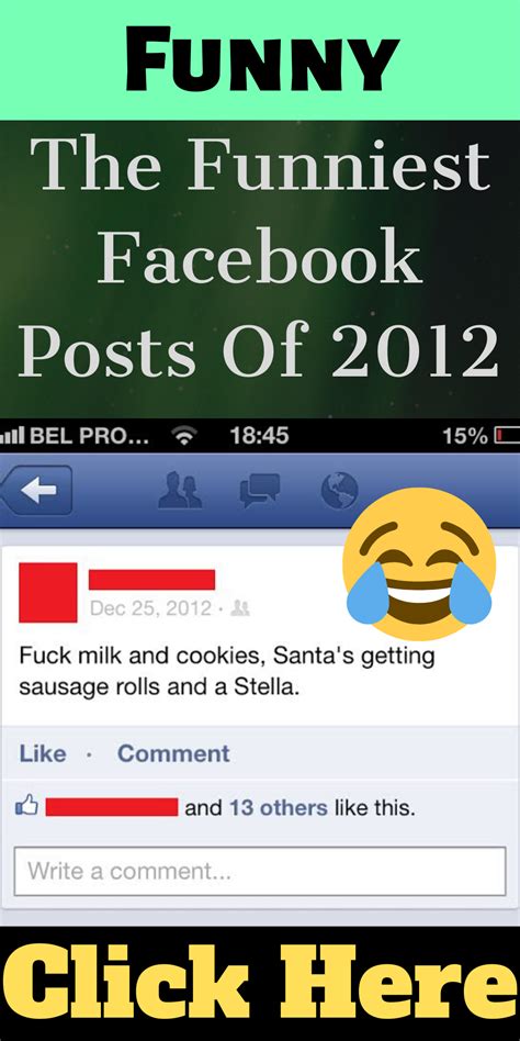 The Funniest Facebook Posts Of 2012 Funny Facebook Posts Funny Humor