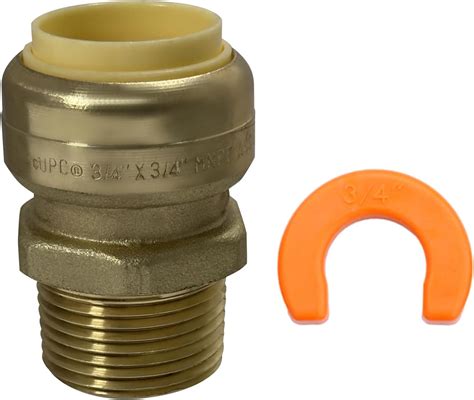 Pcs Xfitting Push Fit Inch X Inch Male Adapter Push To