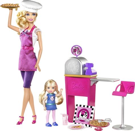 Barbie Mattel T Poup E Coffret Pizzeria Amazon Fr Jeux Et Jouets