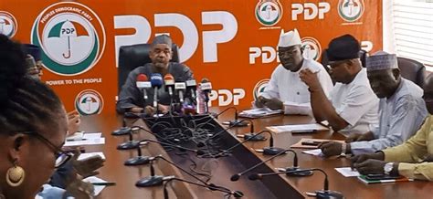 PDP NWC Passes Confidence Vote In Acting National Chair Damagun Amid