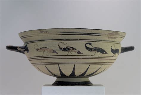 Laconian Black Figure Kylix With A File Of Lapwings From Flickr