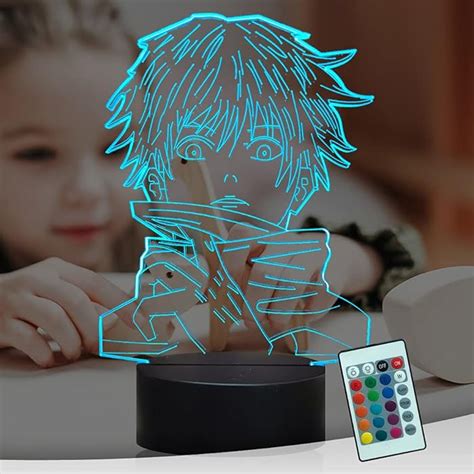 Buy Satoru Gojo Itadori Yuji 3d Led Night Light Acrylic Visual Lamp 16