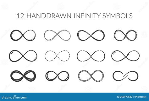 Infinity Symbols Stock Vector Illustration Of Symbol 262977532