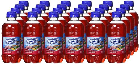 Hawaiian Punch Fruit Juicy Red 10 Fluid Ounce Bottle 6 Count Pack Of