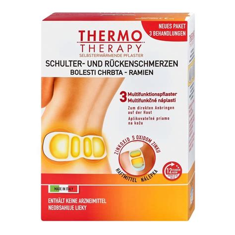 Thermo Therapy Selbsterwärmende Pflaster Schulter und Rückenschmerzen