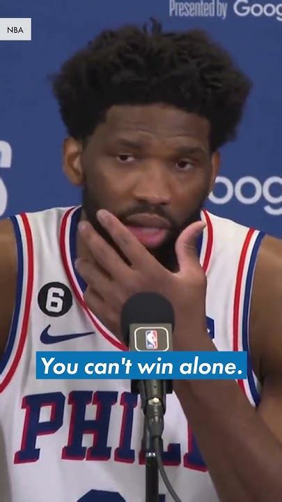 Joel Embiid With Some Interesting Comments Following The Sixers Game 7