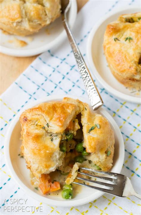 Muffin Tin Chicken Pot Pies | FaveSouthernRecipes.com