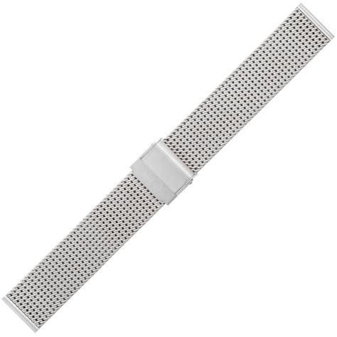 Mesh Milanaise Uhrenarmband Fein Gewebter Stahl