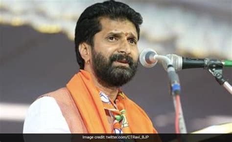 Case Against Bjp Leader Ct Ravi Over Social Media Post Says Poll Body