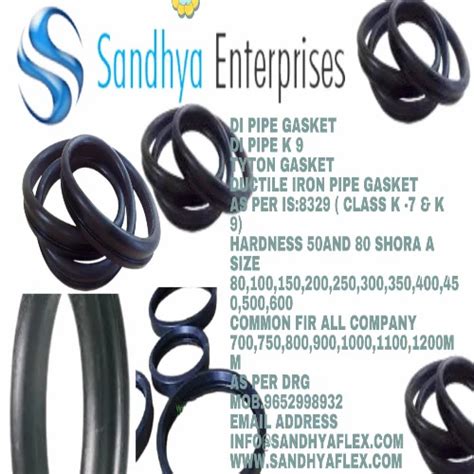 Epdm Rubber Gasket At Rs 400 Piece Epdm Rubber Gasket In Hyderabad Id 2850637520797