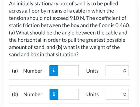 Solved A N Horizontal Force F Pushes A Block Weighing Chegg