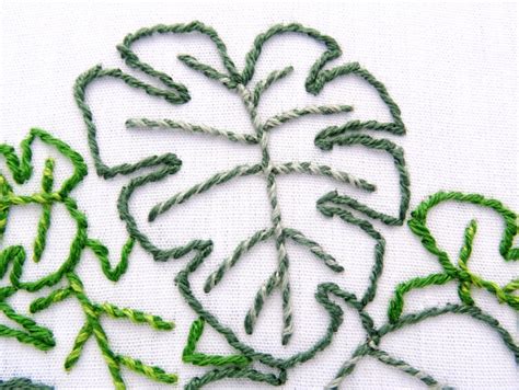 Outline Stitch Embroidery Pattern | Embroidery