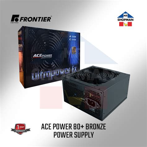 Frontier Ace Power 650W 80 Bronze Semi Modular True Rated PSU MSPU 80