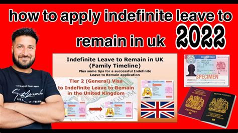 How To Apply Indefinite Leave To Remain In Uk Uk Visa B Test