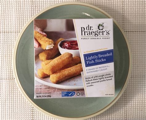 Dr Praeger S Lightly Breaded Fish Sticks Review Freezer Meal Frenzy