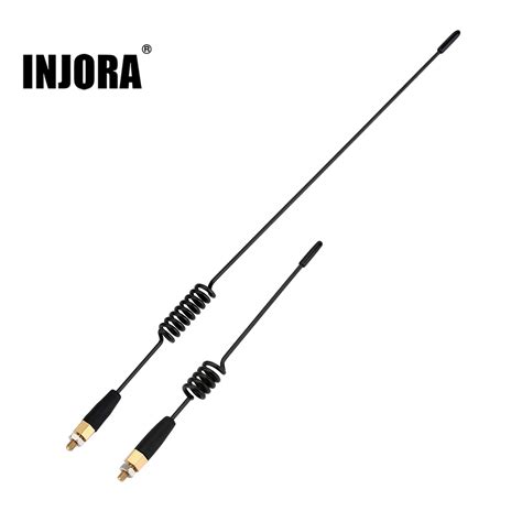 Injora Rc Car Metal Decoration Antenna 12cm 23cm For 1 10 Rc Crawler Axial Scx10 90046