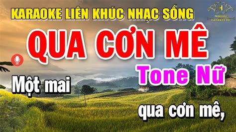 Karaoke Liên Khúc Nhạc Sống Tone Nữ Dễ Hát Nhạc Vàng Bolero Trữ Tình