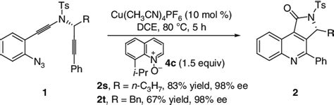 Copper Catalyzed Oxidative Cyclization Of Chiral N Propargyl Azido Download Scientific