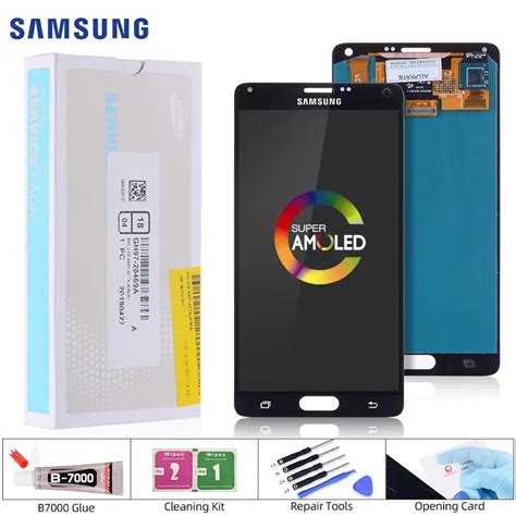 Amoled Original Lcd For Samsung Note Lcd Display Touch Screen For