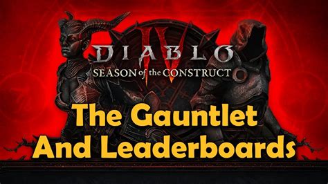 The Gauntlet And Leaderboards Are Finally Here In Diablo Gameplay