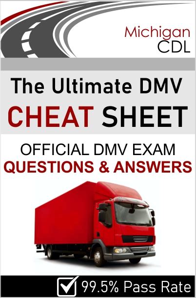 Michigan Dmv Cdl Masterclass Cheat Sheet Ace Your Dmv Test