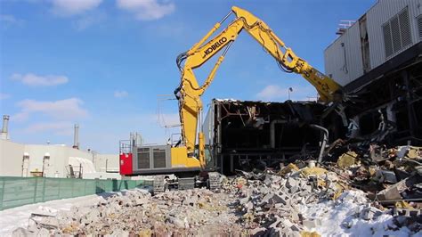 Kobelco Sk D Building Demolition Excavator Youtube