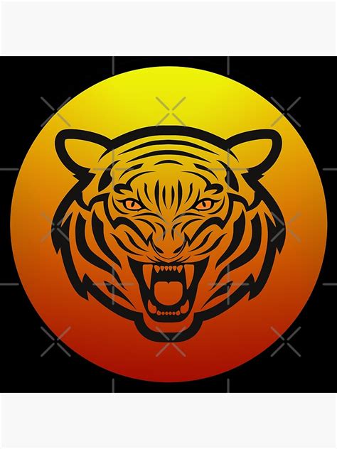 "Tiger logo" Poster for Sale by Zanimations | Redbubble