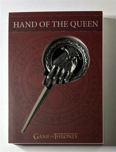 2017 Game Of Thrones Valyrian Steel Pin Relic Cards H8 Hand Of The