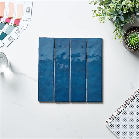 blue kitchen tiles colortile