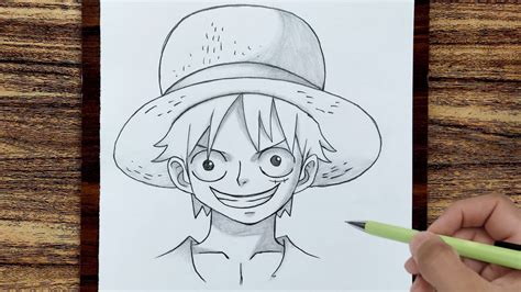 How To Draw Luffy Step By Step One Piece Easy Anime Drawing Youtube