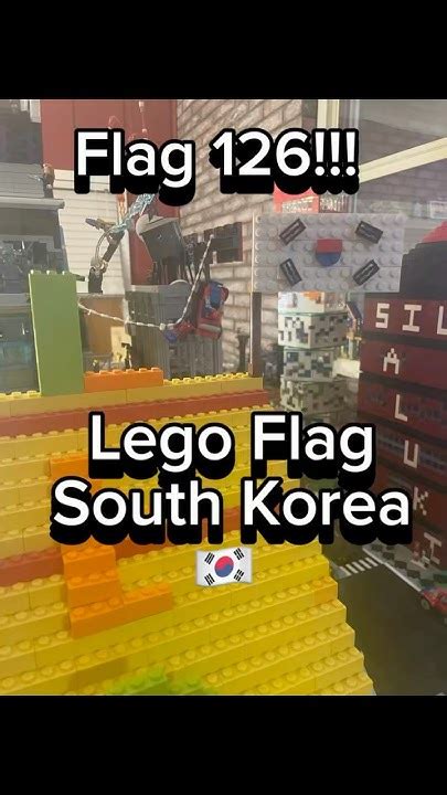 🇰🇷 How To Lego Flag South Korea 🇰🇷 Capital Seoul On Korean Peninsula