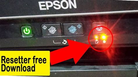 Epson L220 L380 L800 L210 L360 L1300 Service Required Solution Red Light Blinking In Hindi Video