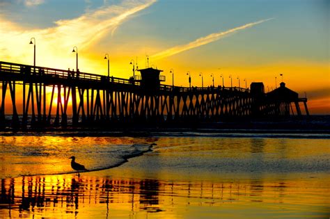 Blue and Gold Sunset at Imperial Beach Pier [Photos] | Imperial Beach ...