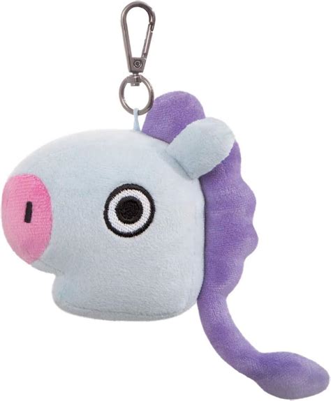 AURORA BT21 Official Merchandise, MANG Plush Key Clip, 61338, Purple ...