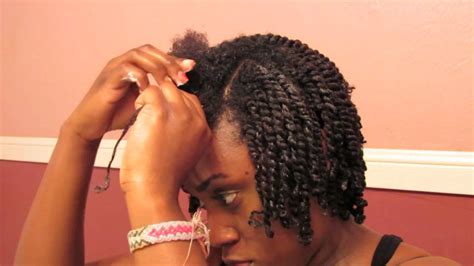 Semi Mini Twists Tutorial Natural Hair Youtube