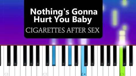 Cigarettes After Sex Nothing S Gonna Hurt You Baby Piano Tutorial