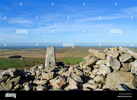 The Summit Of Brown Willy Tor On Bodmin Moor The Highest Point In