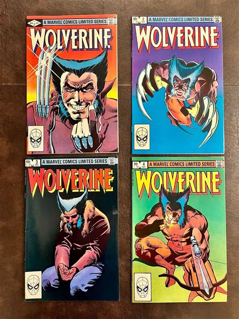 Marvel Comics Wolverine 1982 Limited Series Complete Set 14 Values