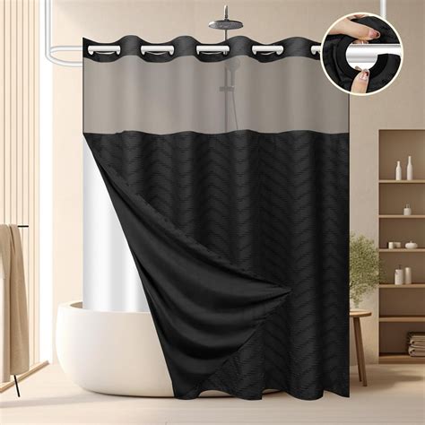 Latitude Run® Aidenas Shower Curtain With Hooks Included Wayfair