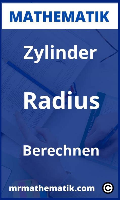 Zylinder Radius Berechnen Bungen Aufgaben Pdf