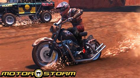 MotorStorm PS3 Bike Gameplay Mohawk Roadhog YouTube