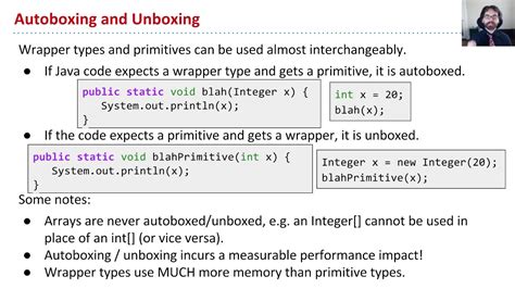 [syntax1 Video 1] Autoboxing And Unboxing Youtube