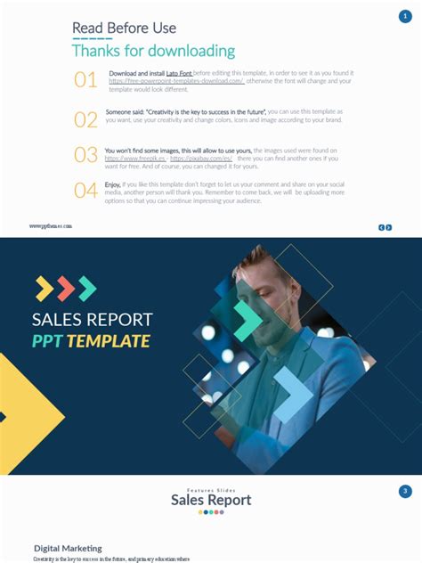 Sales Report Template | PDF | Computing