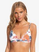 Printed Beach Classics Haut De Bikini Triangle Fixe Pour Femme Roxy