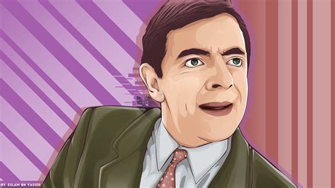 Rowan Atkinson-Mr Bean-Vector on Behance