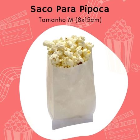 Sacos Para Pipoca Estrela Festas