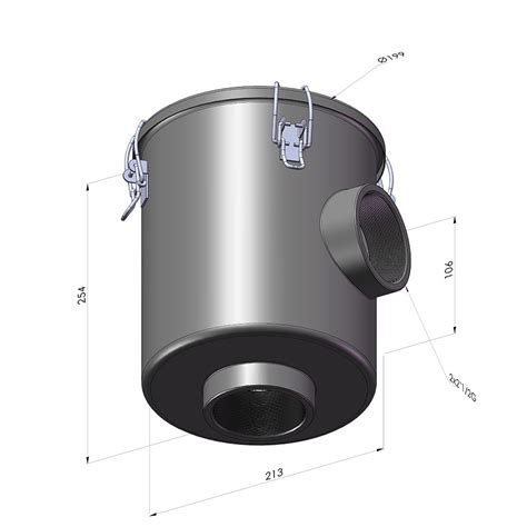 Novacom Filtre Vide Cuve Acier S Rie Fva F M